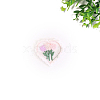 Flower Embroidery Style Cotton Iron on/Sew on Patches PW-WG81E55-04-1