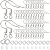 SOFPLATE 300Pcs 304 Stainless Steel Earring Hooks STAS-SP0001-34-1