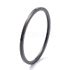 1mm Polished Plain Dome Finger Ring for Girl Women RJEW-C012-02E-EB-3