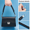 Imitation Leather Braided Bag Handles DIY-WH0374-30-4
