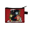 Christmat Letter Printed Polyester Wallets with Zipper PW-WGB27ED-20-1