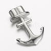 304 Stainless Steel Anchor Hook Clasps STAS-E133-103P-1