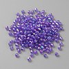 UV Plating Transparent Acrylic Beads PACR-WH0004-01-1