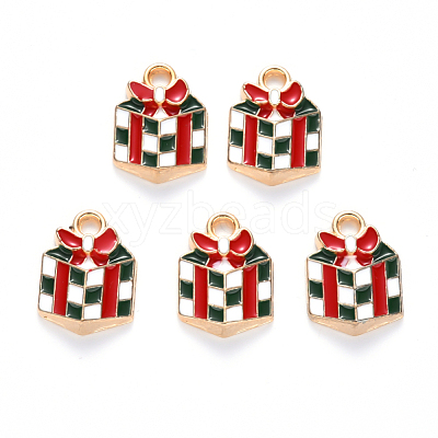Alloy Enamel Charms X-ENAM-S121-113-1
