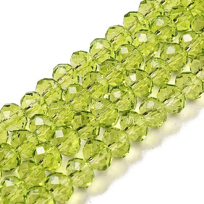 Transparent Baking Paint Glass Beads X1-DGLA-A034-T8mm-D05-1