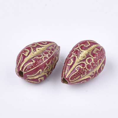 Plating Acrylic Beads PACR-T008-07C-1