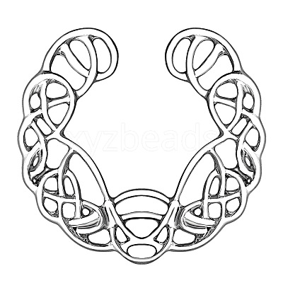 Stainless Steel Flower Clip On Nipple Rings WG76523-06-1