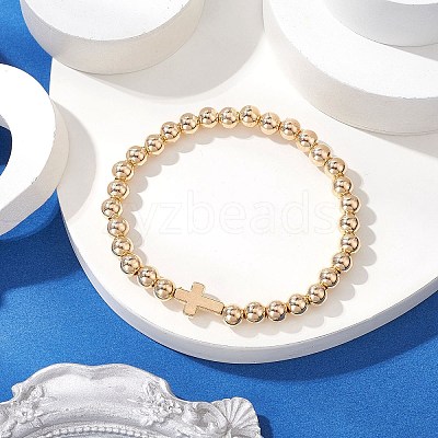 CCB Plastic Beads Stretch Bracelets BJEW-JB11605-02-1