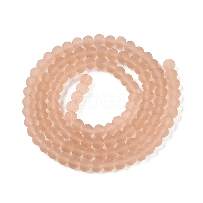 Transparent Glass Beads Strands EGLA-A044-T4mm-MD20-1