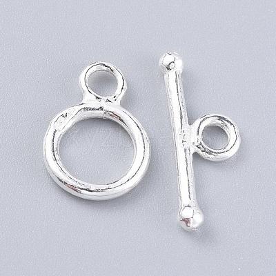 925 Sterling Silver Toggle Clasps STER-K167-078S-1