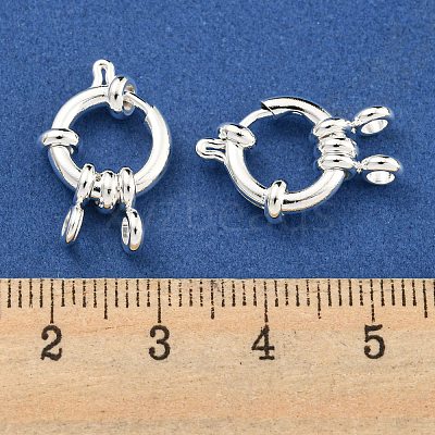 304 Stainless Steel Spring Ring Clasps STAS-G190-17S-1