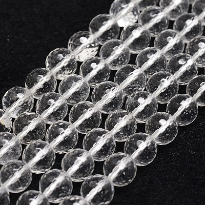 Natural Quartz Crystal Beads Strands G-D840-11-8mm-1