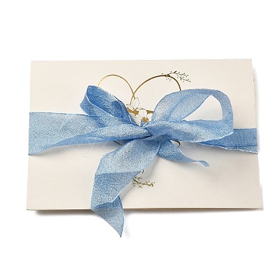 Paper Wedding Vows Card AJEW-WH0258-902B-1