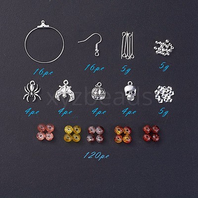 DIY Halloween Style Earring Making DIY-X0098-97-1