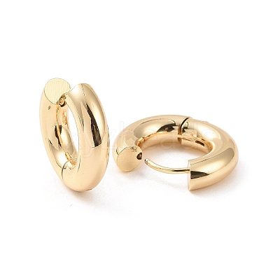 Ion Plating(IP) Stainless Steel Thick Hoop Earrings for Women X-EJEW-A083-03G-1-1