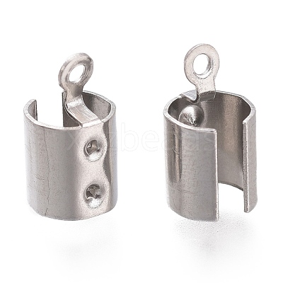 Tarnish Resistant 304 Stainless Steel Folding Crimp Ends STAS-O130-03C-1