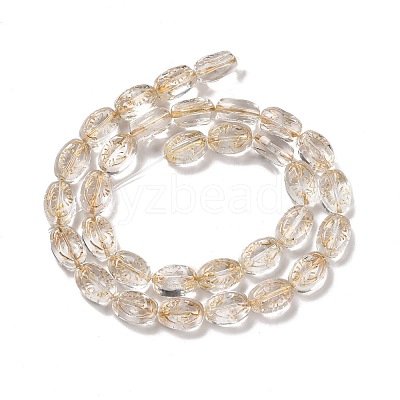 Transparent Glass Beads Strands GLAA-F114-05I-1