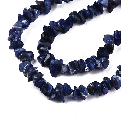 Natural Sodalite Beads Strands X-G-S364-080-1