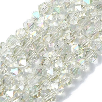 Electroplate Glass Beads X-EGLA-L018-B-AB02-1