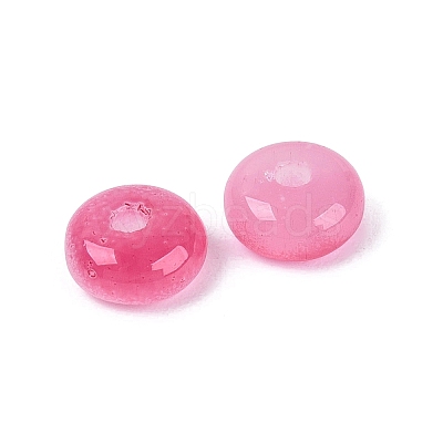 Baking Paint Imitation Jade Glass Beads GL-N006-01A-06-1