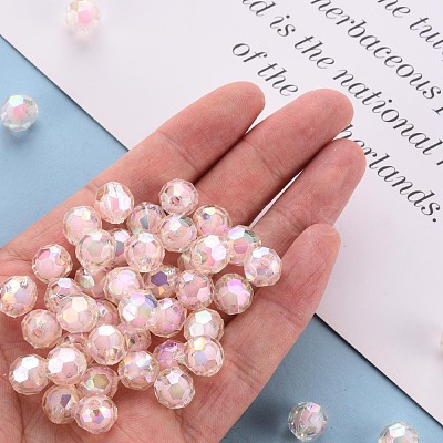 Transparent Acrylic Beads X-TACR-S152-04B-SS2112-1