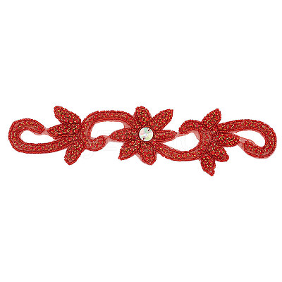 Flower Hotfix Rhinestone DIY-WH0504-33A-1