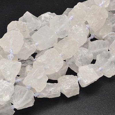 Nuggets Natural Quartz Crystal Beads Strands G-F289-29-1