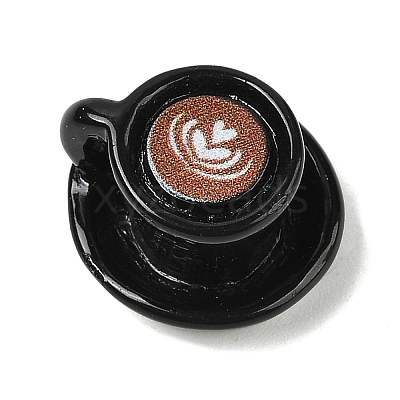 Resin Coffee Miniature Ornaments DOLL-P002-A02-1