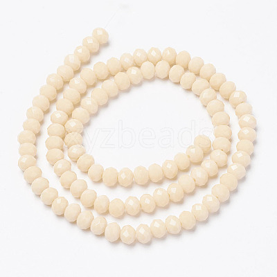 Opaque Solid Color Glass Beads Strands EGLA-A034-P2mm-D05-1