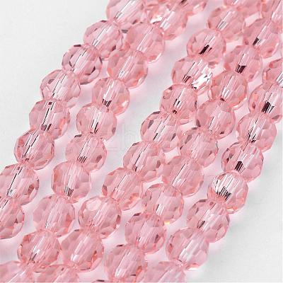 Transparent Glass Bead Strands GLAA-G013-10mm-87-1