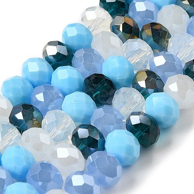 Glass Beads Strands EGLA-A034-M10mm-12-1
