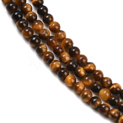 Natural Tiger Eye Beads Strands G-J303-11-3mm-1