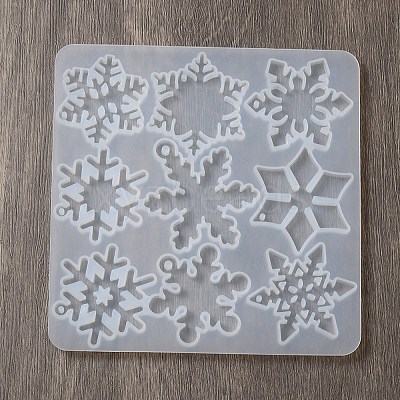 DIY Christmas Silicone Pendant Molds DIY-F140-02D-1
