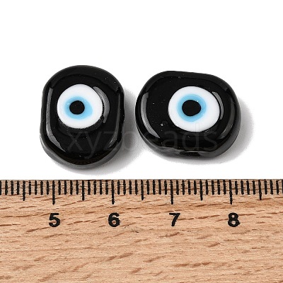 Handmade Evil Eye Lampwork Beads LAMP-G168-02-08-1