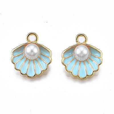 Alloy Pendants X-ENAM-S119-034A-01LG-1