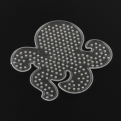 Octopus ABC Plastic Pegboards used for 5x5mm DIY Fuse Beads X-DIY-Q009-39-1