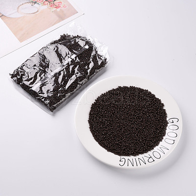 Baking Paint Glass Seed Beads SEED-S002-K18-1