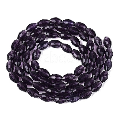 Transparent Glass Beads Strands GLAA-N071-01A-A20-1