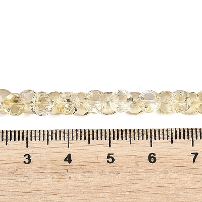 Heated Natural Citrine Beads Strands G-Z152-B02-01-1