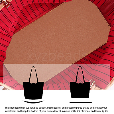 2Pcs Rectangle PU Bottom FIND-PH0004-35A-1