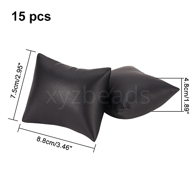 Imitation Leather Bracelet/Watch Pillow Jewelry Displays BDIS-WH0003-02-1