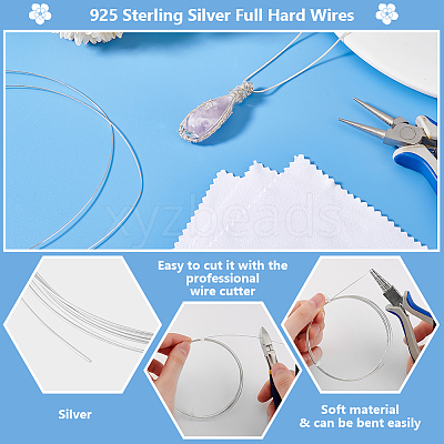 2M 925 Sterling Silver Full Hard Wires STER-PH0002-13B-1