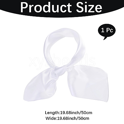 Detachable Satin Lady's Scarf AJEW-WH20072-79C-1
