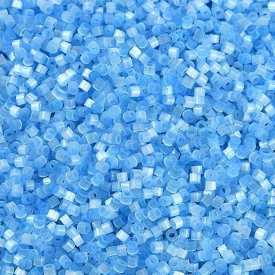 Imitation Cat Eyes Glass Seed Beads SEED-H003-03W-1
