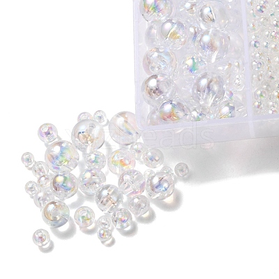 5 Style Transparent Acrylic Beads TACR-YW0001-72-1