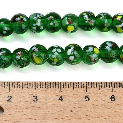 Handmade Lampwork Beads Strands LAMP-H071-01B-02-1
