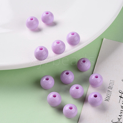 Opaque Acrylic Beads MACR-S370-C10mm-A03-1