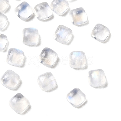 Natural Grade AA Rainbow Moonstone Cabochons G-L616-04-1