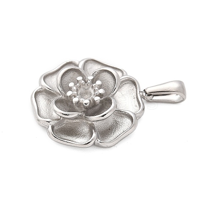 304 Stainless Steel Pendants STAS-Q349-01F-P-1