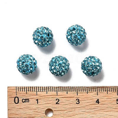Pave Disco Ball Beads RB-A130-10mm-3-1